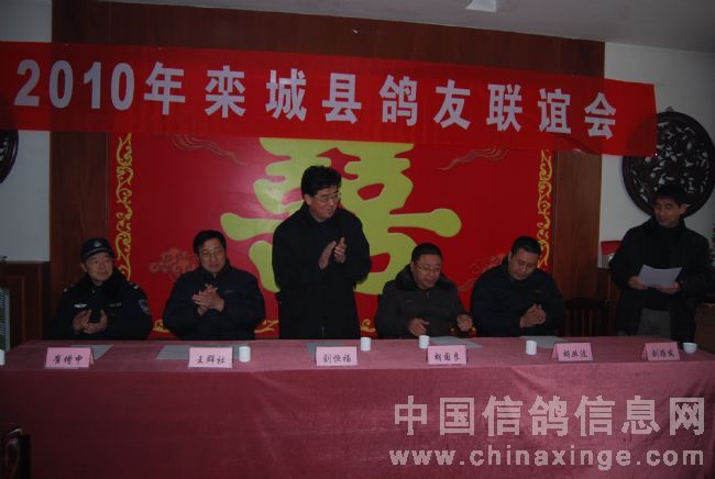 2010年栾城县鸽友联谊会会场