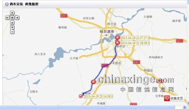 车载GPS定位观看方法-中国信鸽信息网 www.c