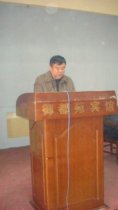 开封市信鸽协会会长杨国胜讲话